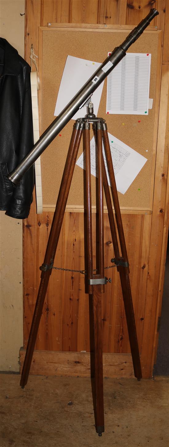 Telescope on stand